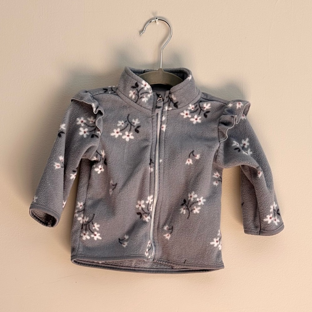 H&M Fleece Zip Up Size 6M